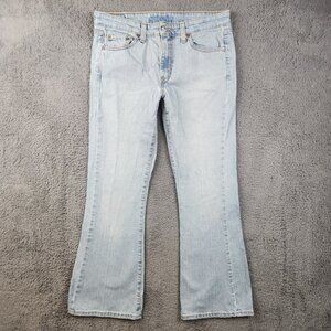 Vintage Levi's Jeans Women's 9 JR Blue Flare 519 Low Rise Boot Light Wash Denim